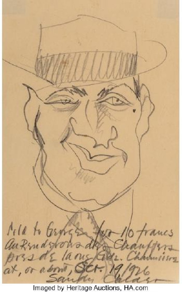 Portrait of George Seldes by Alexander Calder