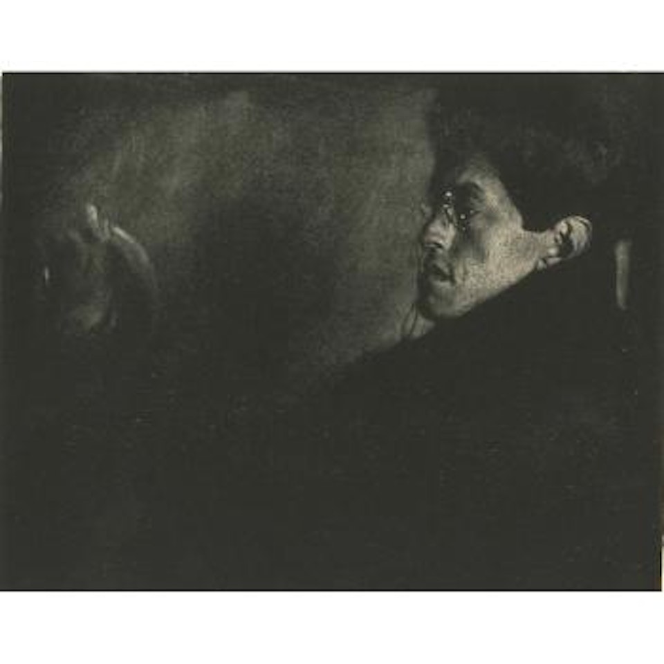 Sadakichi Hartmann (halftone), by Edward Steichen