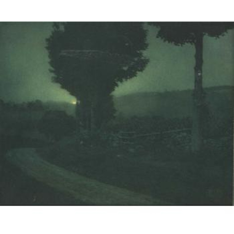 Road into the Valley, Moonrise (toned) by Edward Steichen
