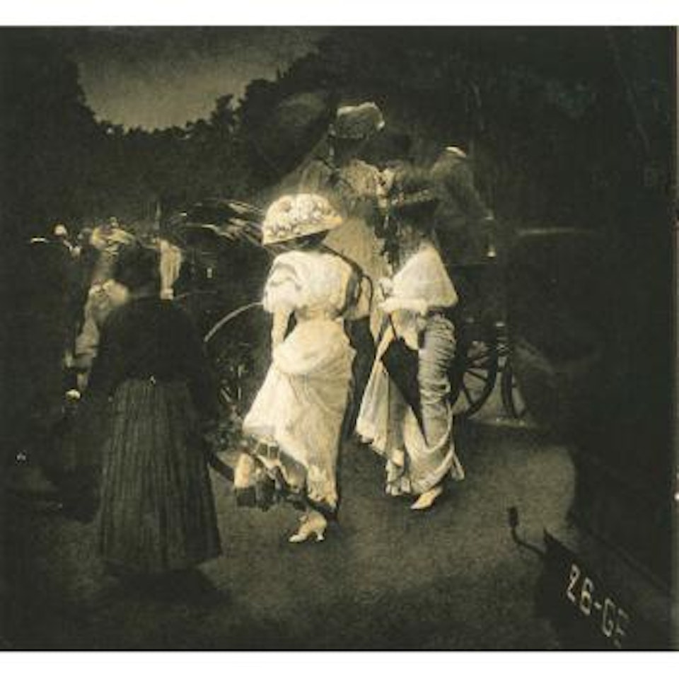 Steeplechase Day, After the Races Paris; Steeplechase Day, Paris, Grand Stand by Edward Steichen