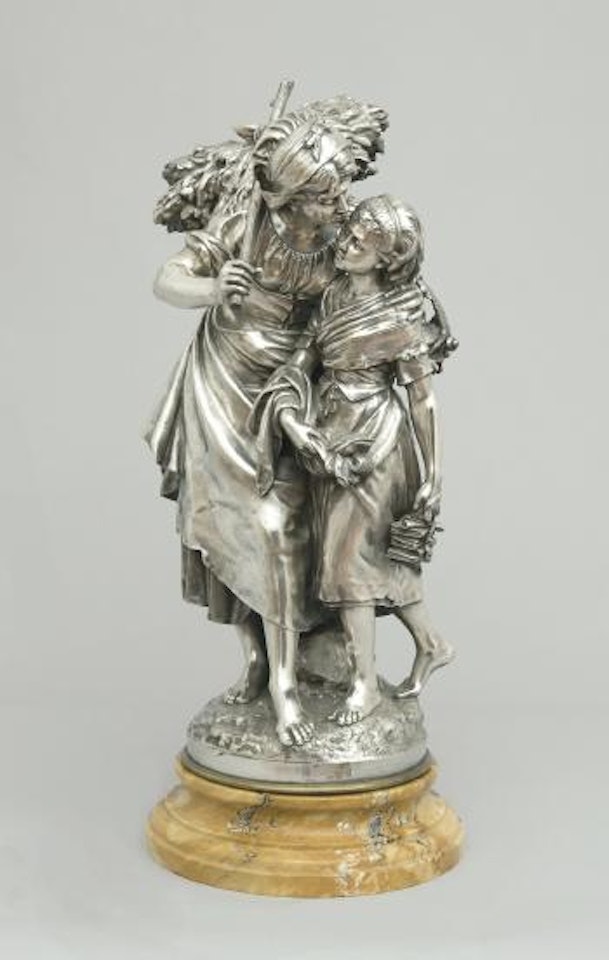 Glaneuse et écolière by Mathurin Moreau