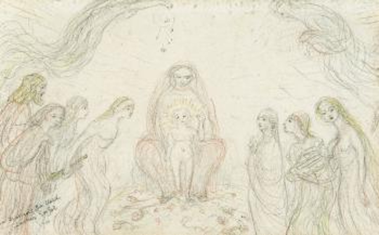Madonna with Child and Muses by James Ensor