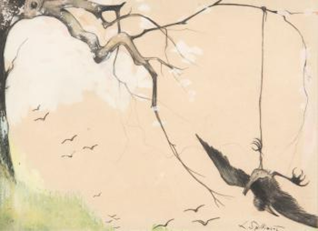 Dead Crow in a Trap by Léon Spilliaert