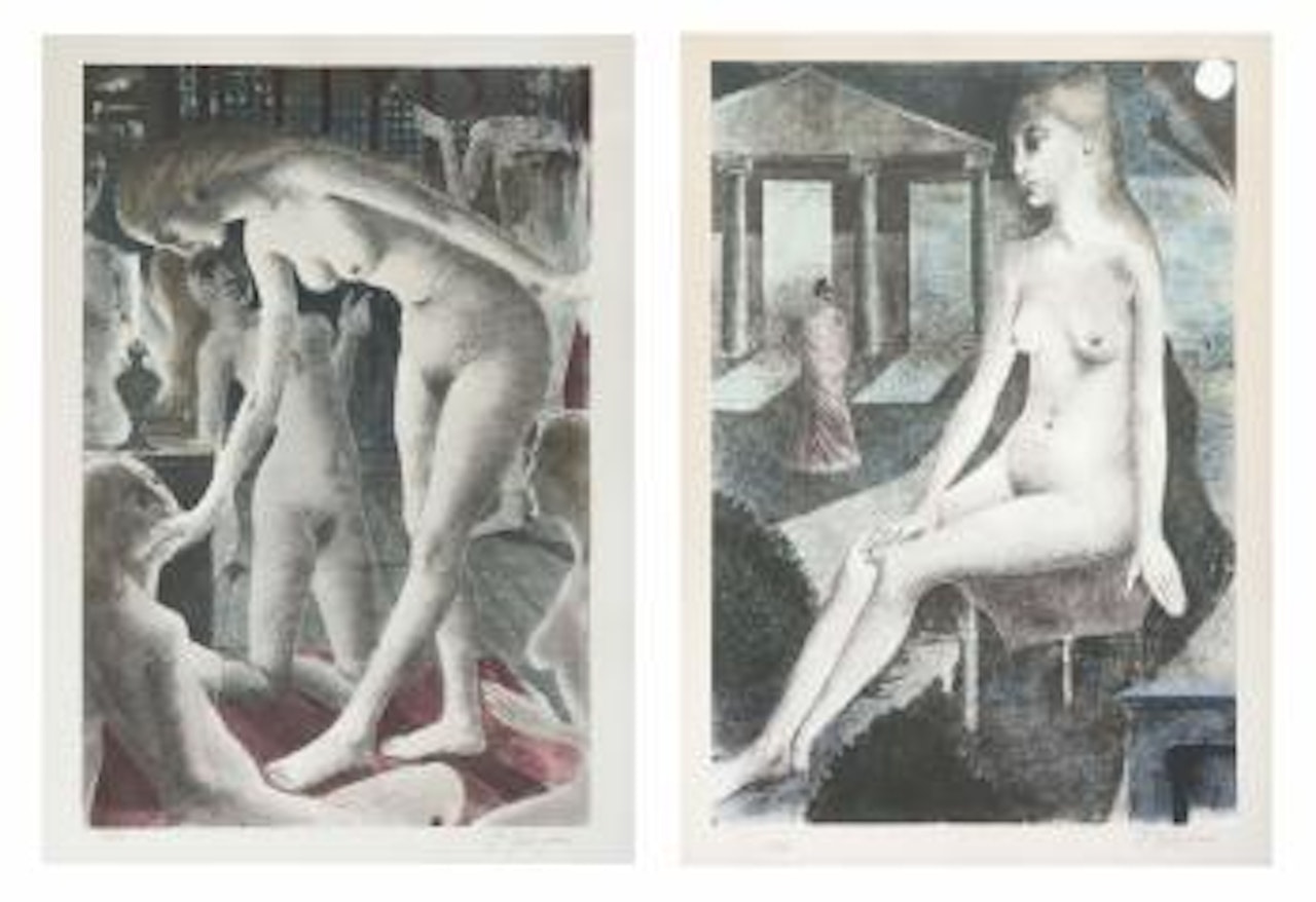 Salomé - L'idole - Salome - The Idol by Paul Delvaux