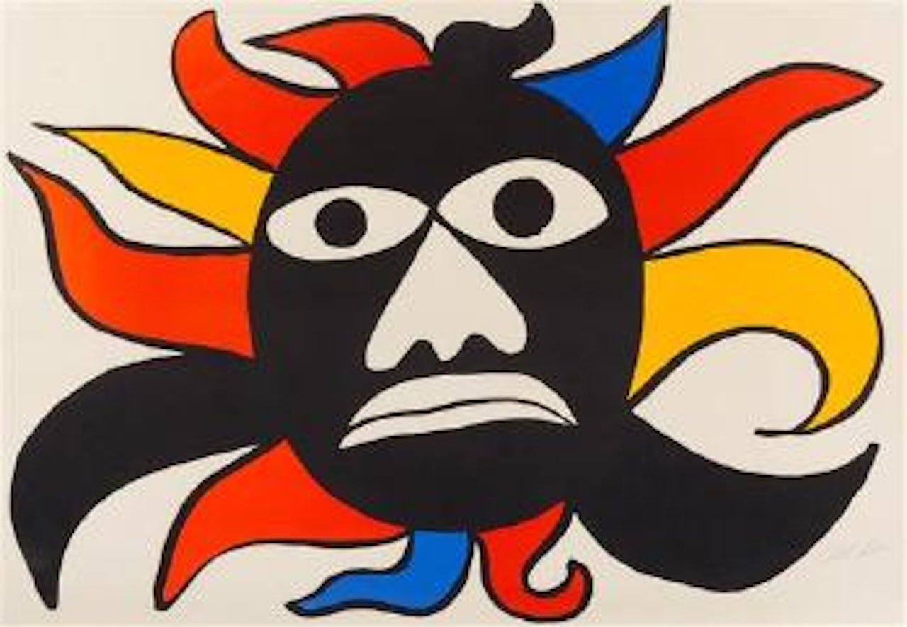 Black Sun-Black Man ,
1969 by Alexander Calder