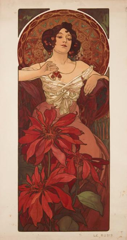 Rubis by Alphonse Mucha