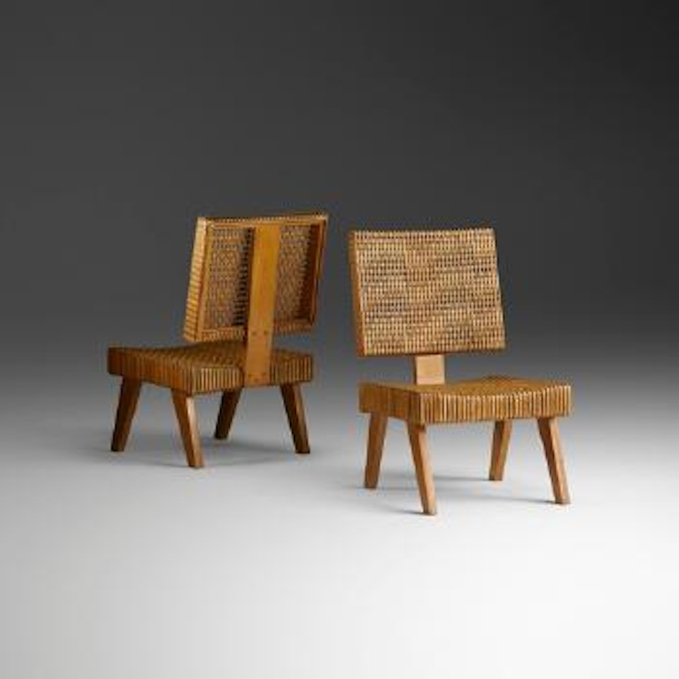 Lounge chairs ,
1955 by Pierre Jeanneret