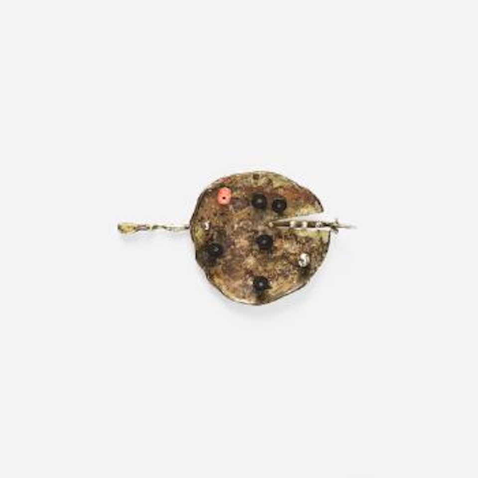 Brooch ,
Circa
1943 by Harry Bertoia