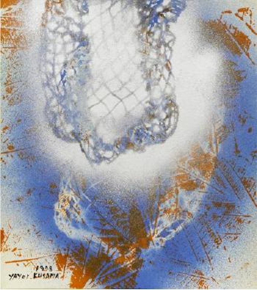 Blue of the flame by Yayoi Kusama