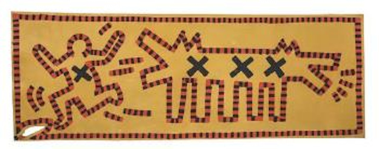 Barking dog by Keith Haring