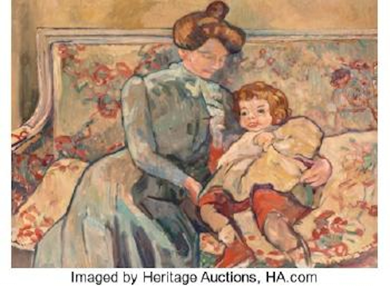 Mère et enfant by Louis Valtat