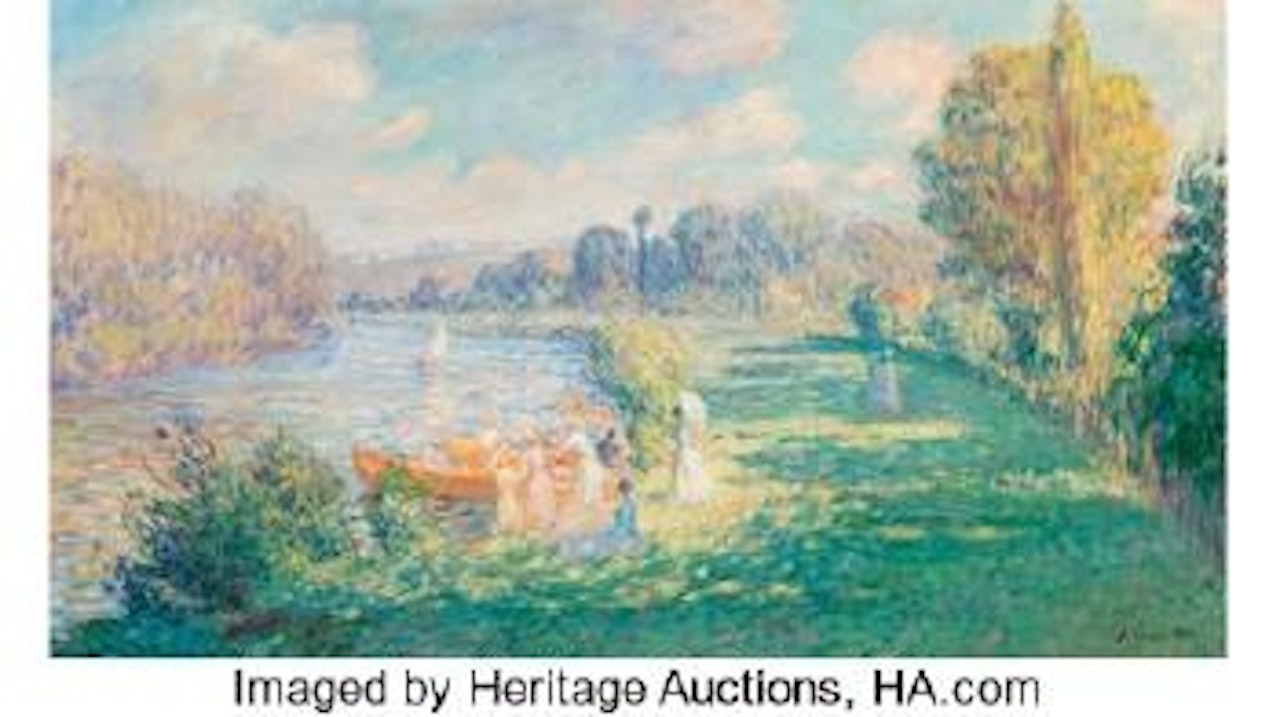 Sur les bords de la Marne by Henri Lebasque