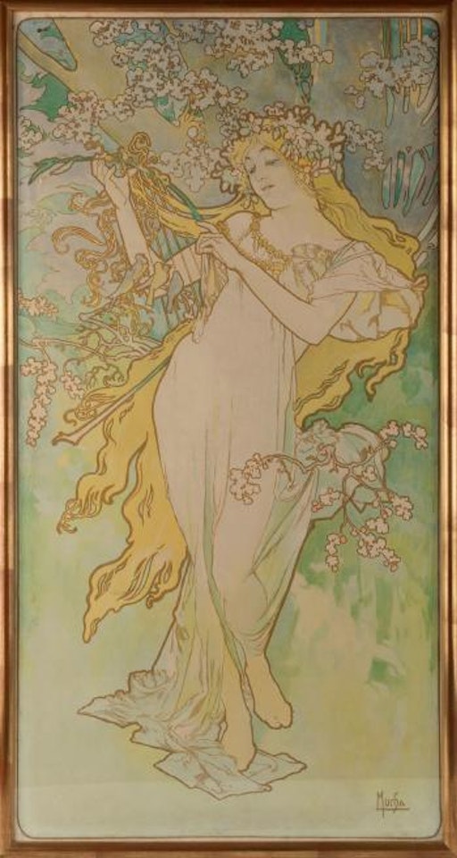 Le Printemps ,
Circa
1895 by Alphonse Mucha