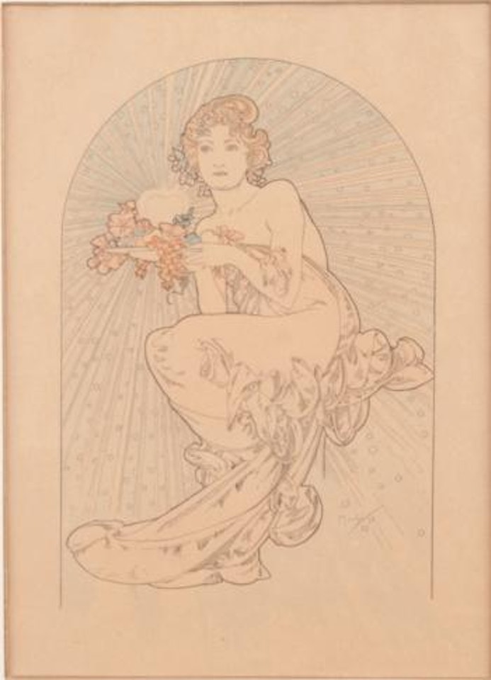 L'Aurore ,
1898 by Alphonse Mucha