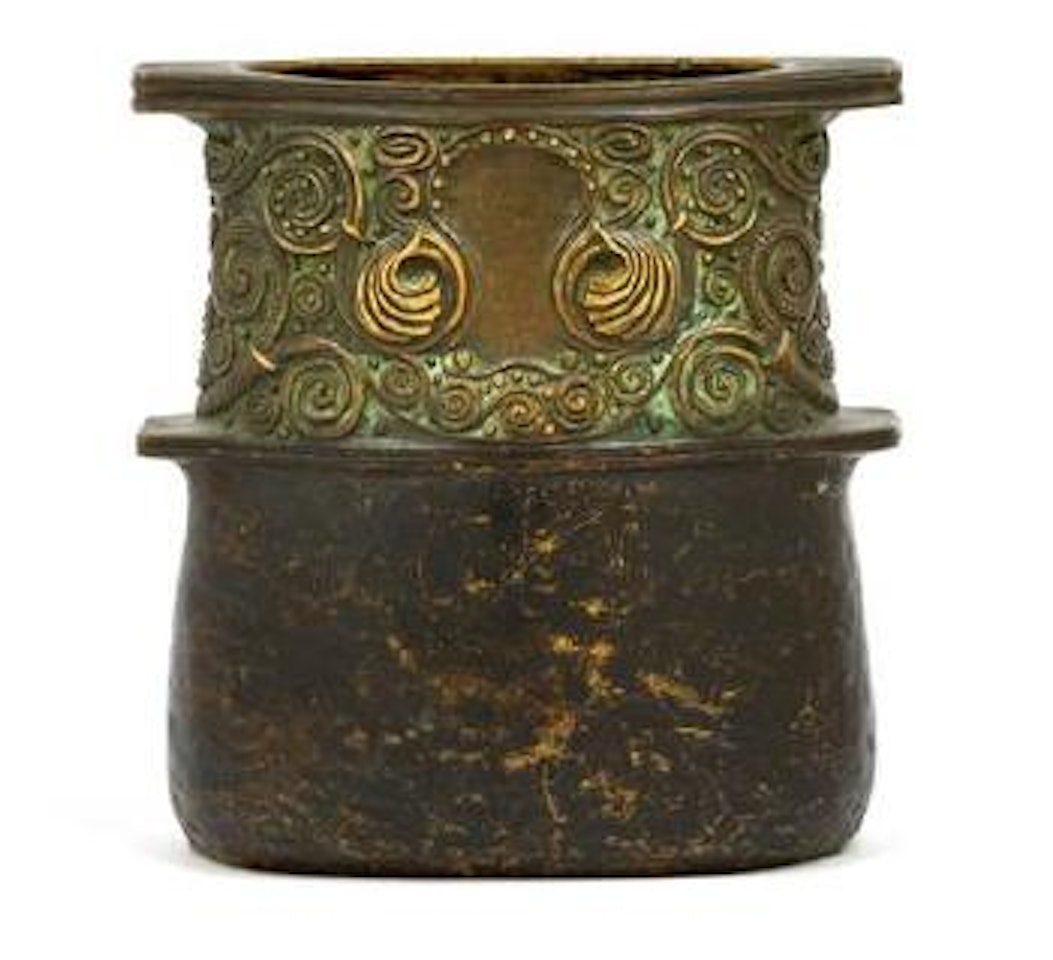 A vase by Gustav Gurschner