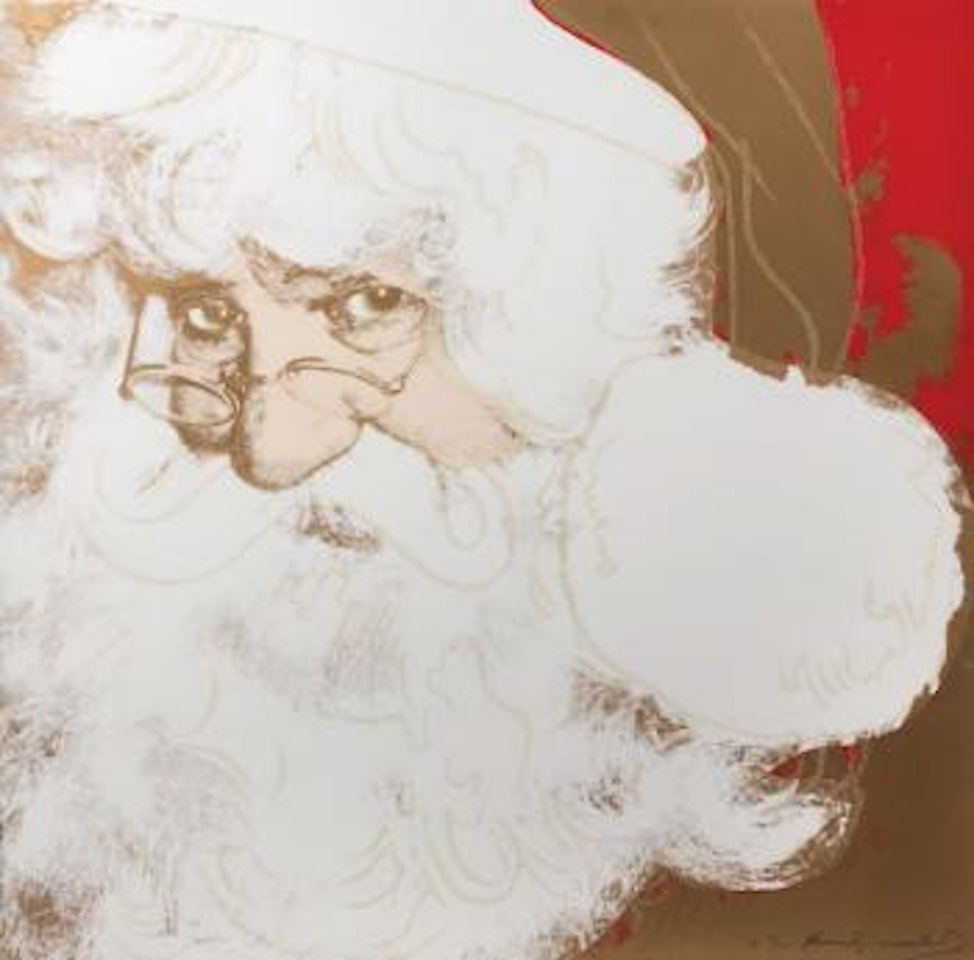 Santa Claus by Andy Warhol