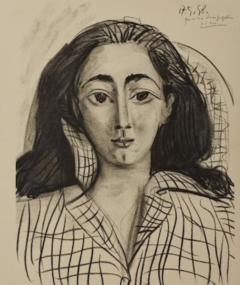 Pour ma chère Jacqueline by Pablo Picasso