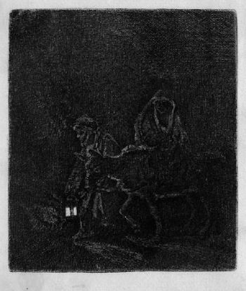 Die Flucht nach Ägypten, Nachtstück ,
1651 by Attributed to Rembrandt Harmensz van Rijn