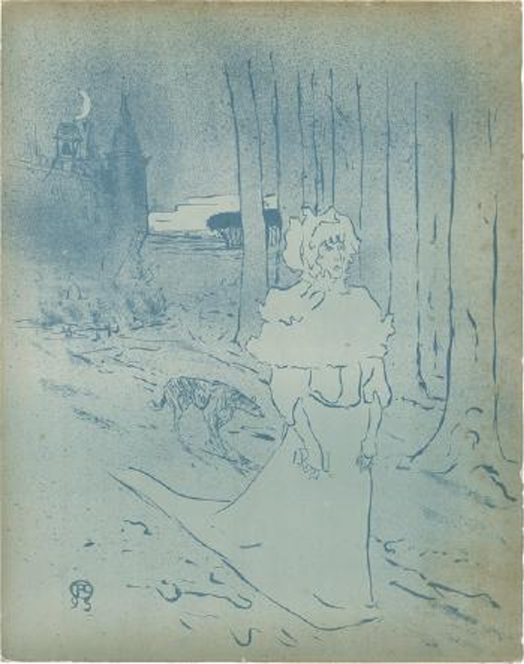 La Châtelaine - Le Tocsin by Henri de Toulouse-Lautrec