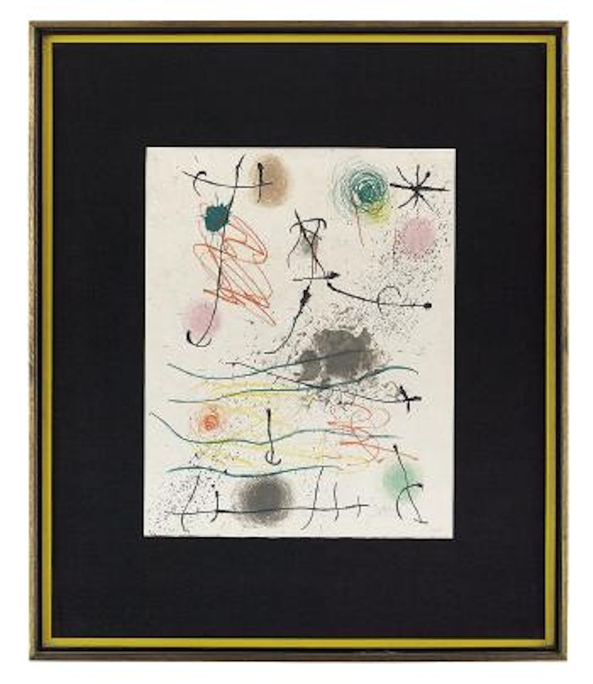 Quelques Fleurs pour des Amis (Frontispiece) by Joan Miró