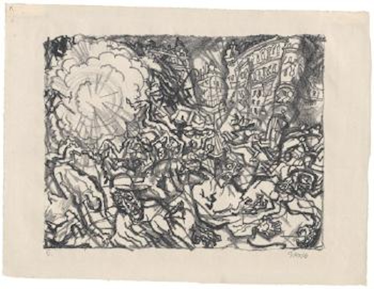 Attentat by George Grosz