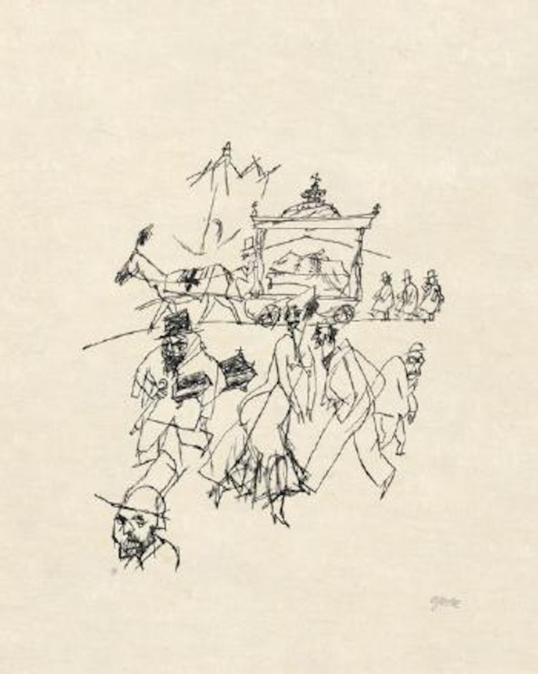 Deutsches Straßenbild by George Grosz