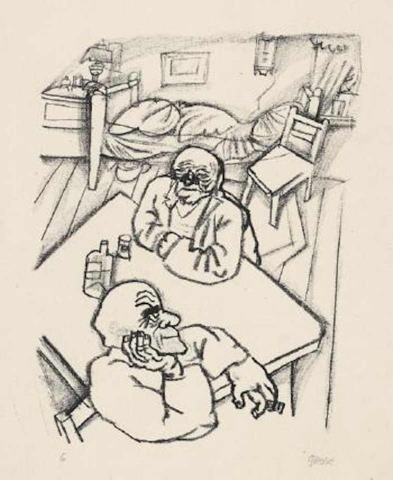 Zwei Männer by George Grosz