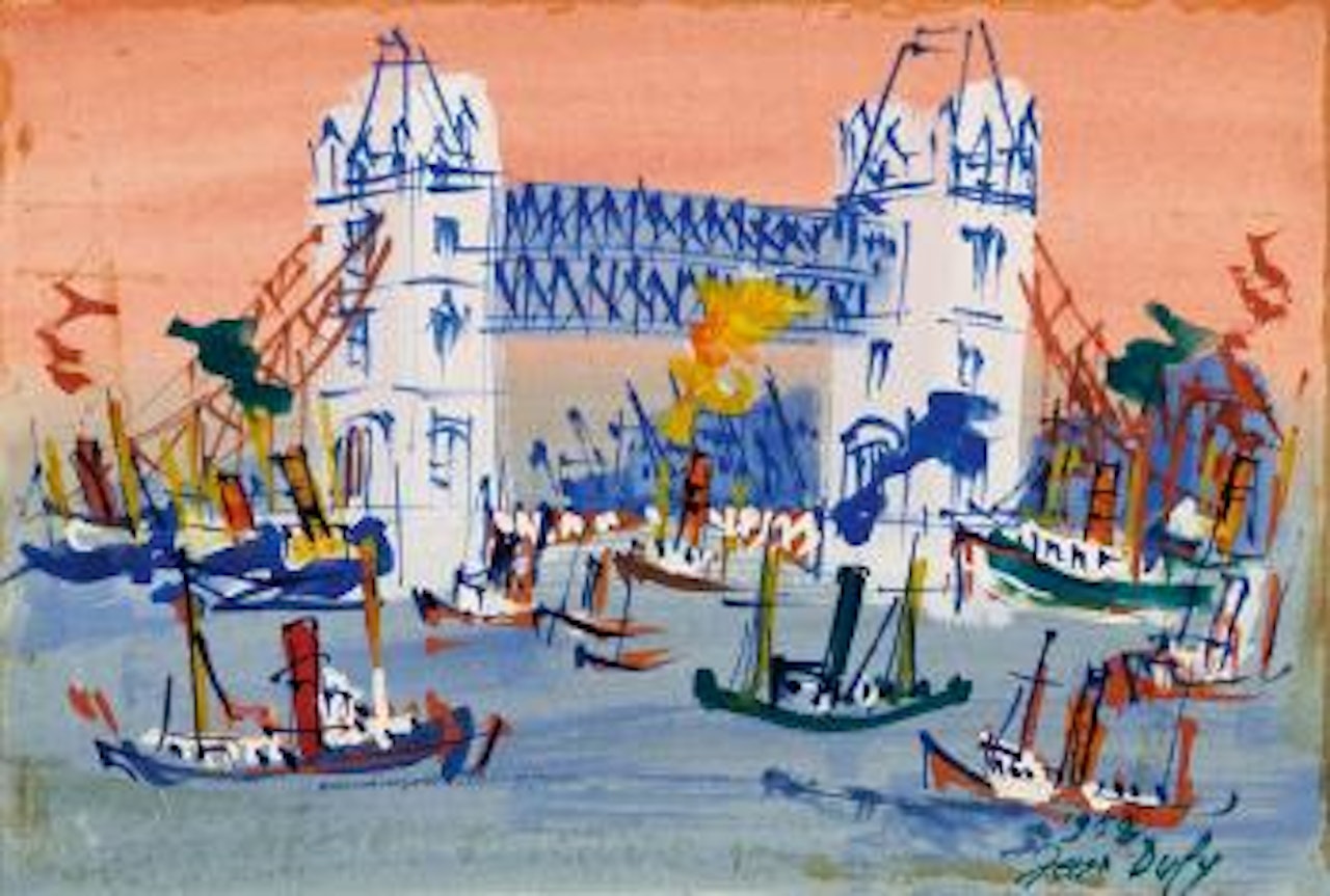 Tower Bridge London by Jean Dufy