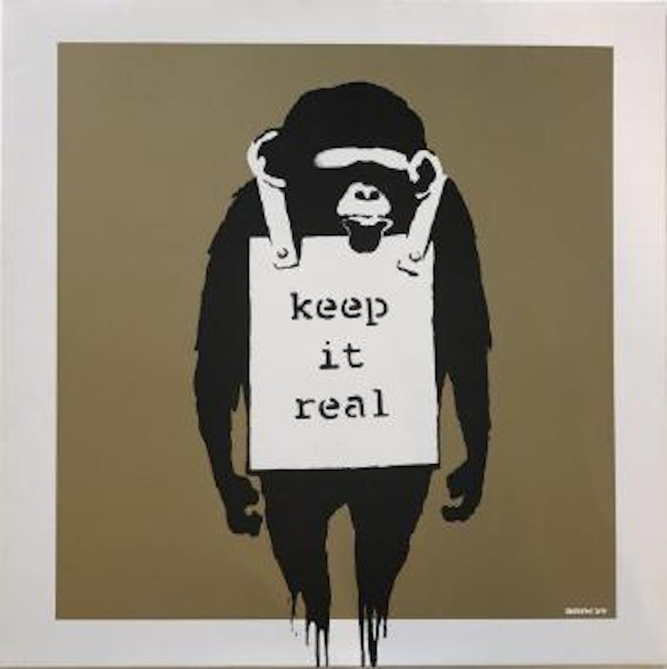 Keep it real (bronze) ,
2008 by Banksy