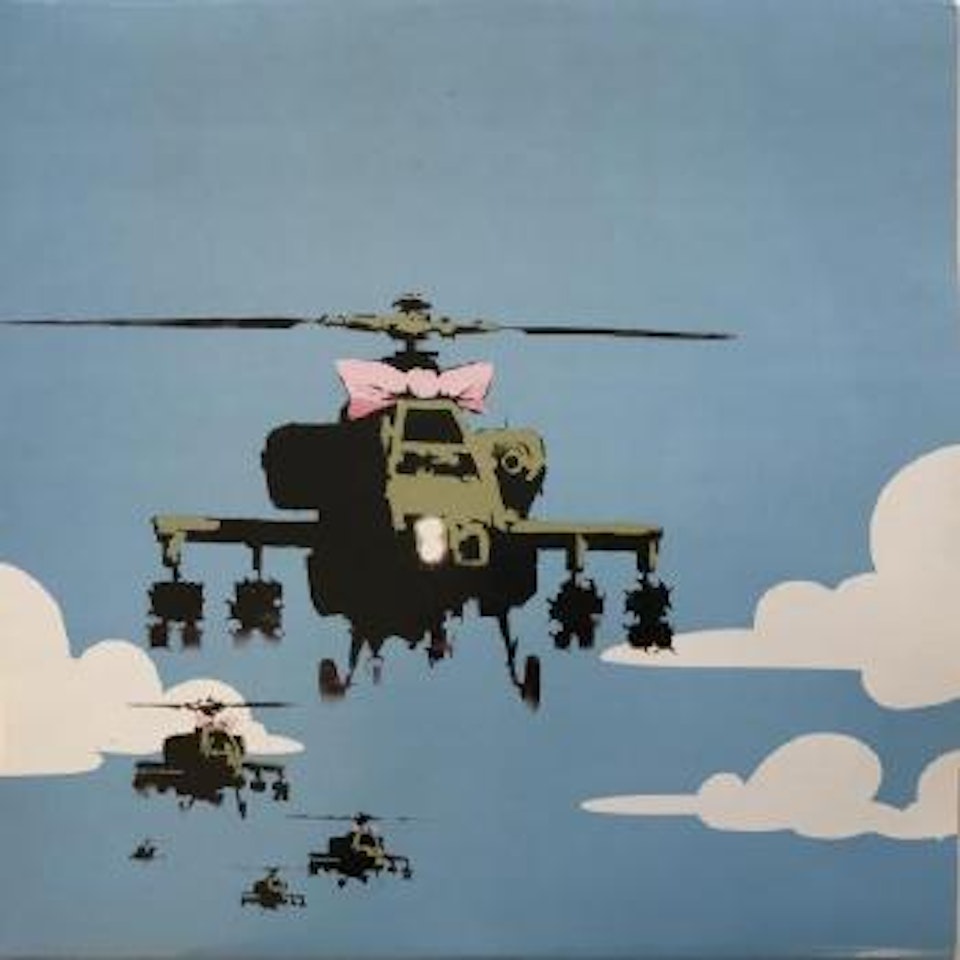 Dirty funker Flat Beat (Happy Choppers) , by Banksy