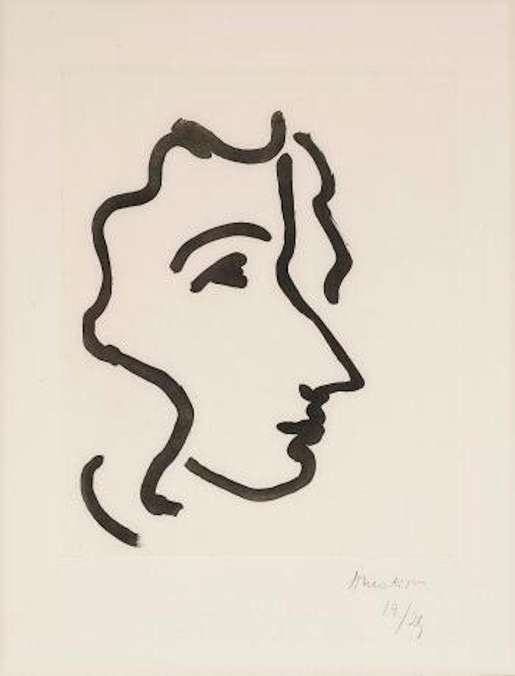 Nadia au profil aigu by Henri Matisse