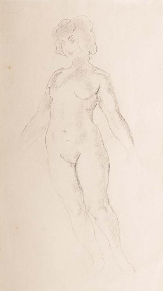 Study of a Model ,
Circa
1935 by Norman Alfred Williams Lindsay
