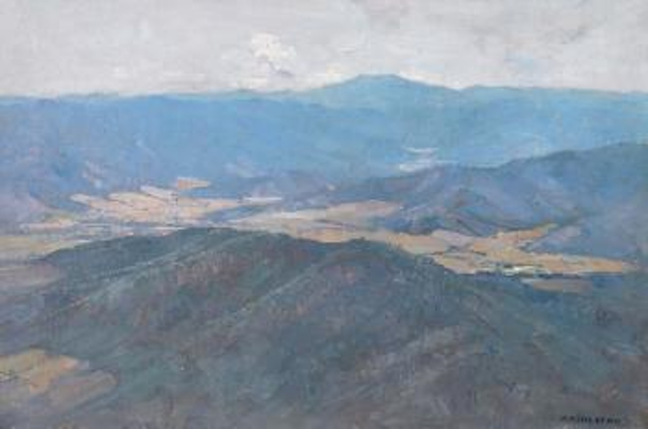 The Ovens Valley (also known as A Victorian Vista) ,
Circa
1928 by Arthur Ernest Streeton