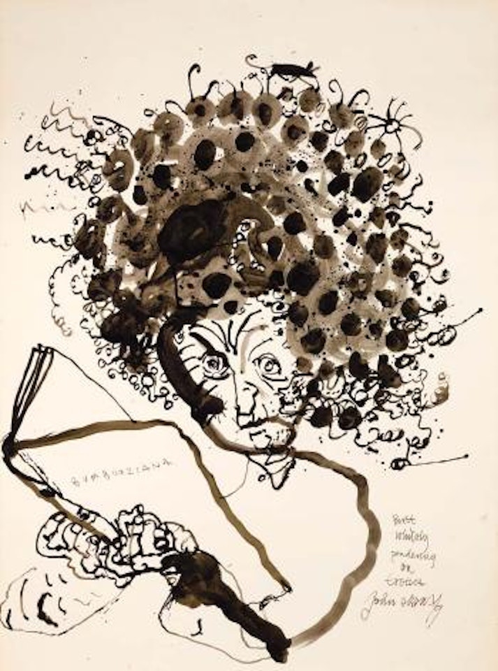 Brett Whiteley Pondering on Erotica ,
1979 by John Olsen