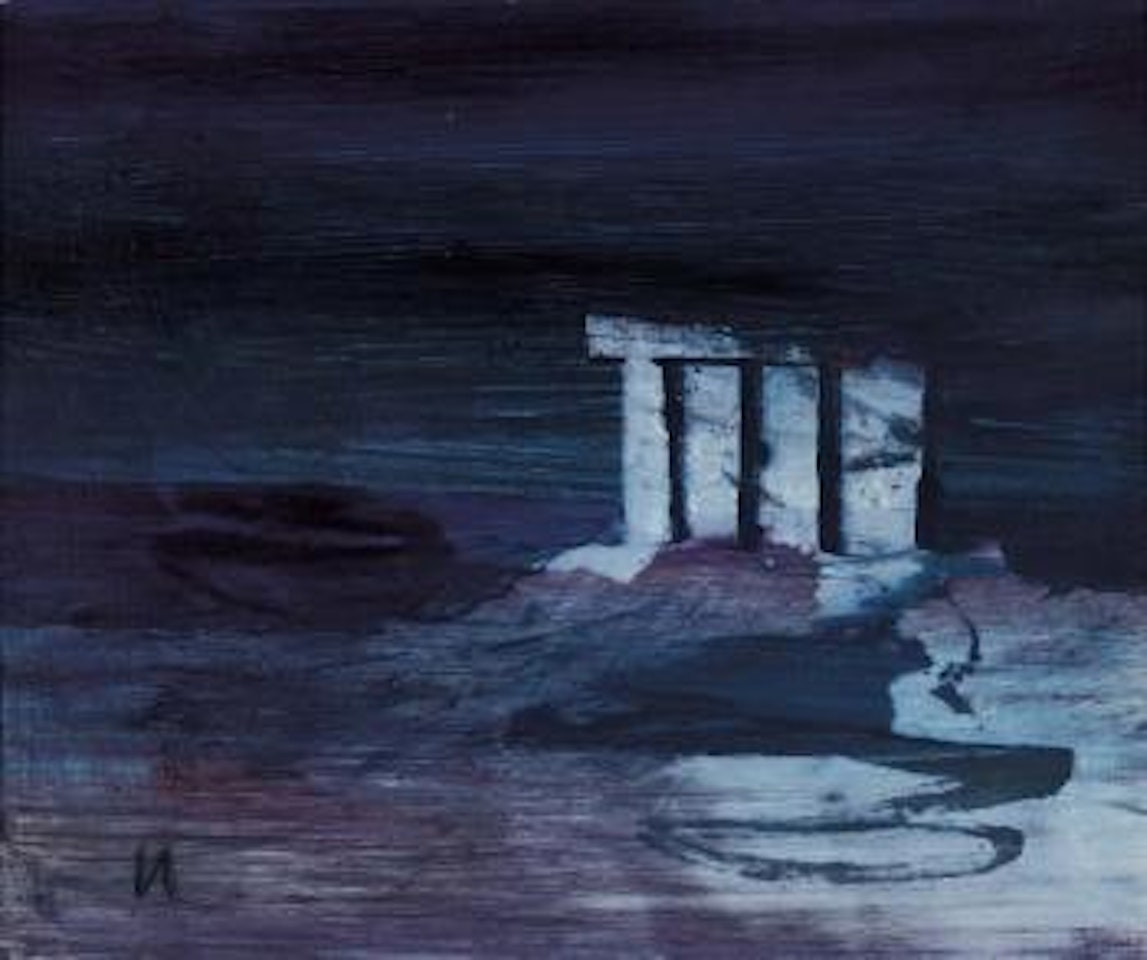 Greek Temple by Moonlight ,
Circa
1960 by Sidney Nolan