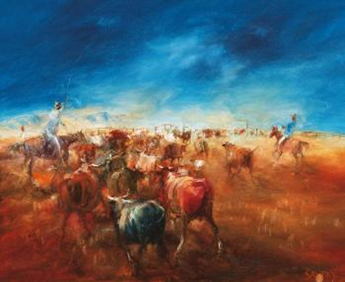 Yarding a Mob , by Hugh Sawrey