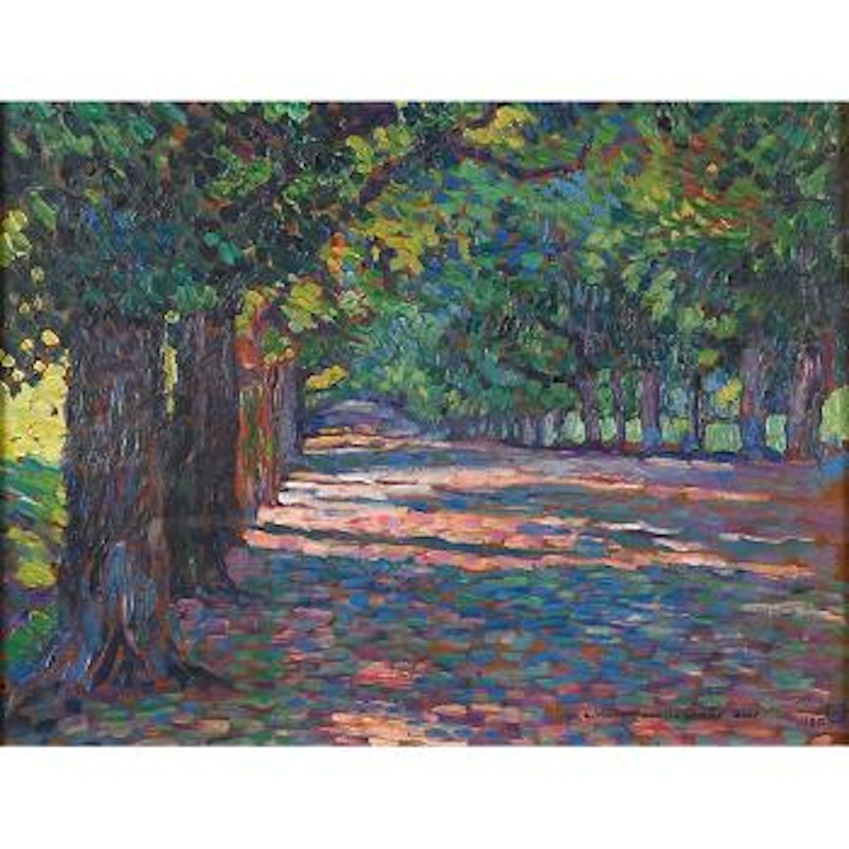 Untitled (Tree Lined Path) by Theo van Rysselberghe