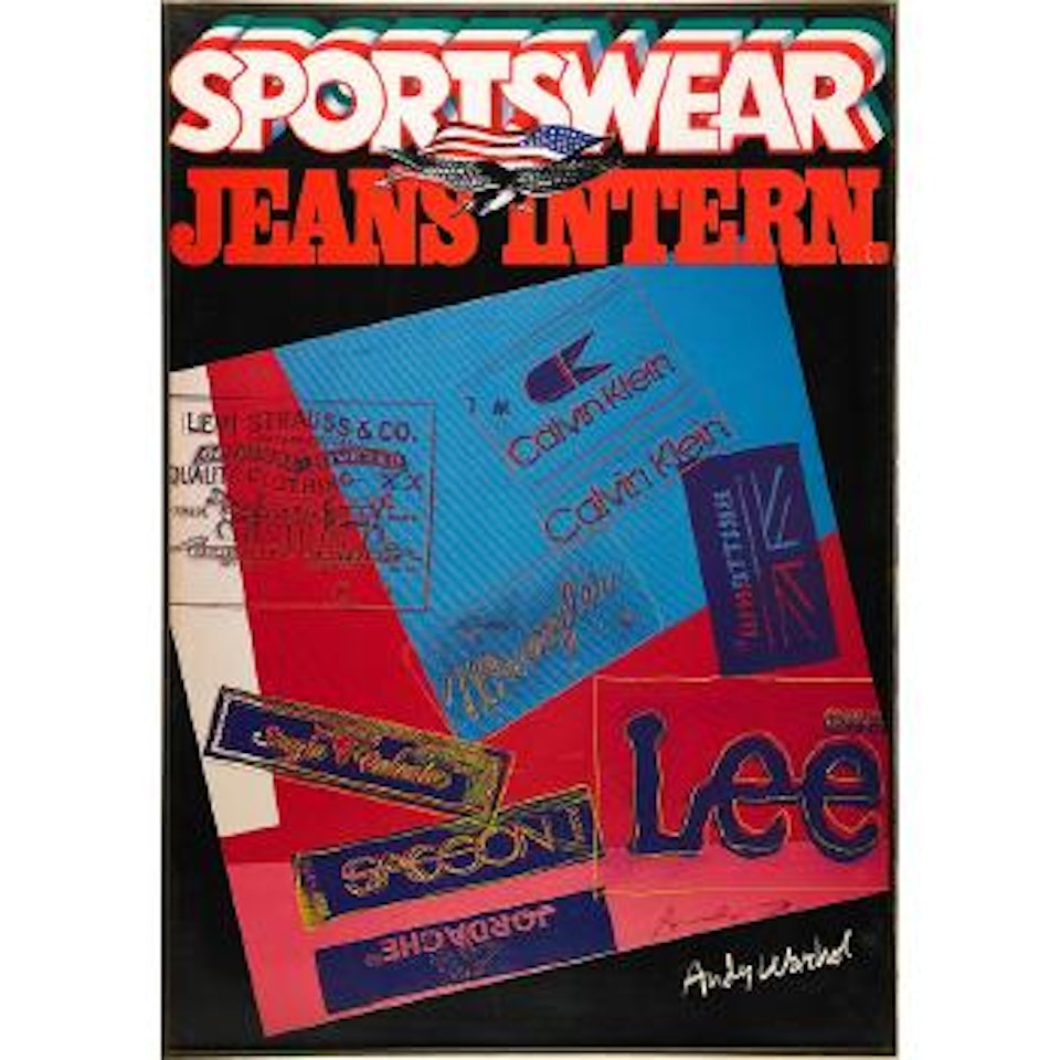 Sportswear Jeans Intern by Andy Warhol