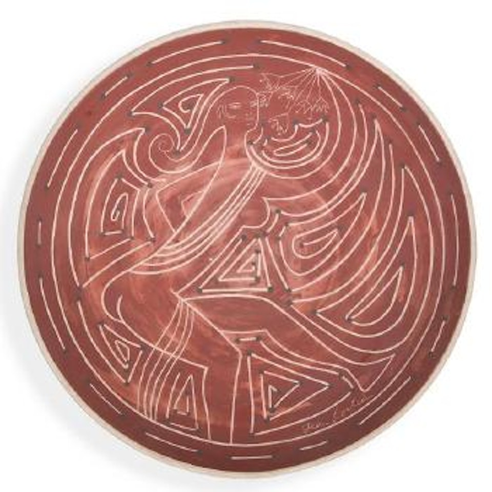Danseuse gravée ,
1961 by Jean Cocteau