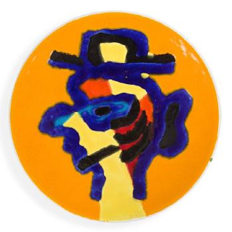 Profil d’homme au chapeau ,
1985 by Karel Appel