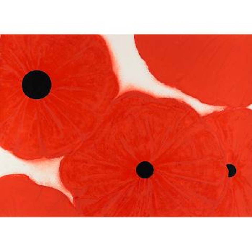Five Reds ,
2002 by Donald Sultan
