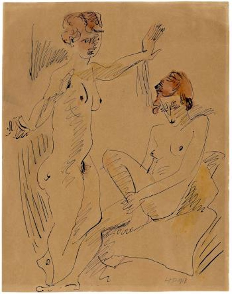 Weibliche Akte ,
1918 by Max Pechstein