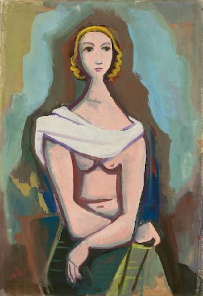 Sitzende (phoebe) ,
1952 by Karl Hofer