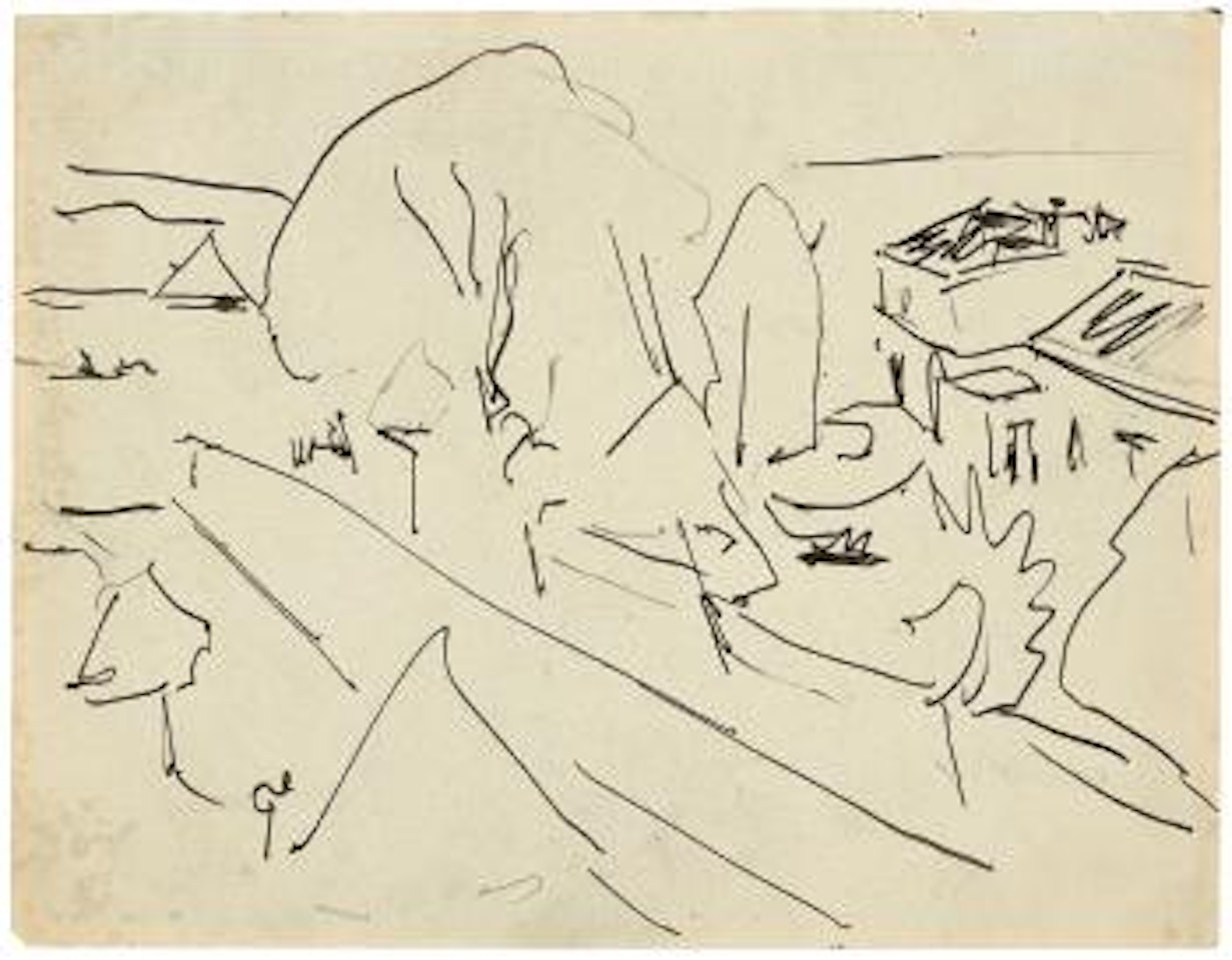 Blick auf den Müggelsee ,
Circa
1910 by Ernst Ludwig Kirchner