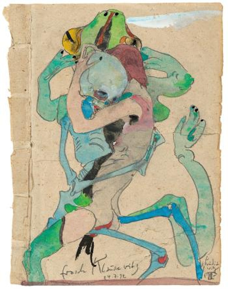 Frosch Klausewitz ,
1992 by Horst Janssen