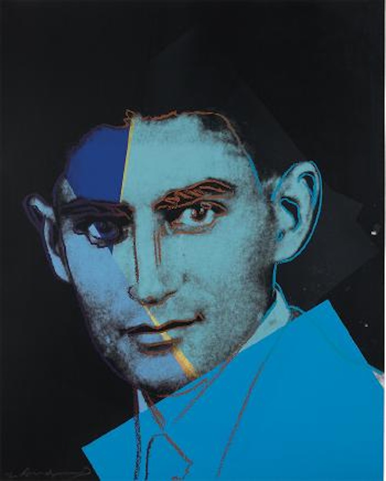 Franz Kafka (from Ten Portraits of Jews of the Twentieth Century) by Andy Warhol