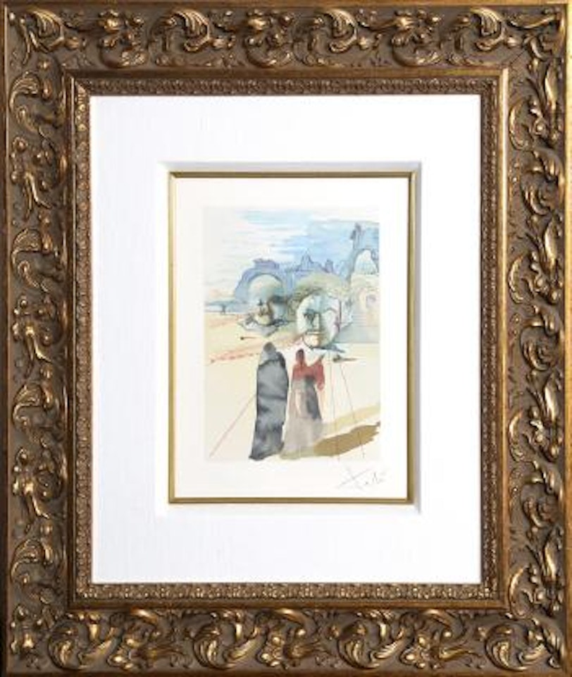 Greed and Lavishness from Purgatory, Divine Comedy (FO 98, PU 20 from Edouard Fornes' Dali) by Salvador Dali