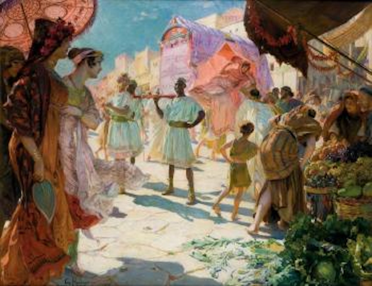 La Promenade de la Courtisane by Georges Antoine Rochegrosse