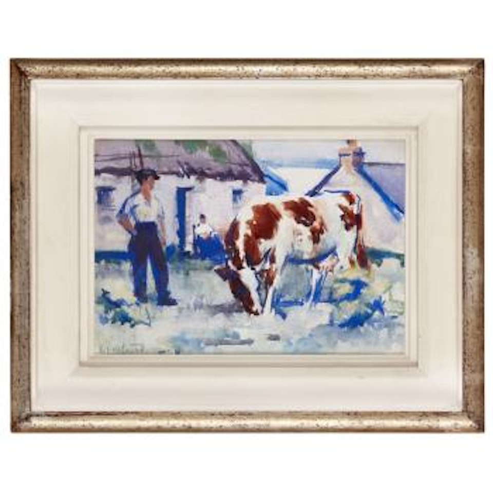 Croft and cattle , by Francis Campbell Boileau Cadell