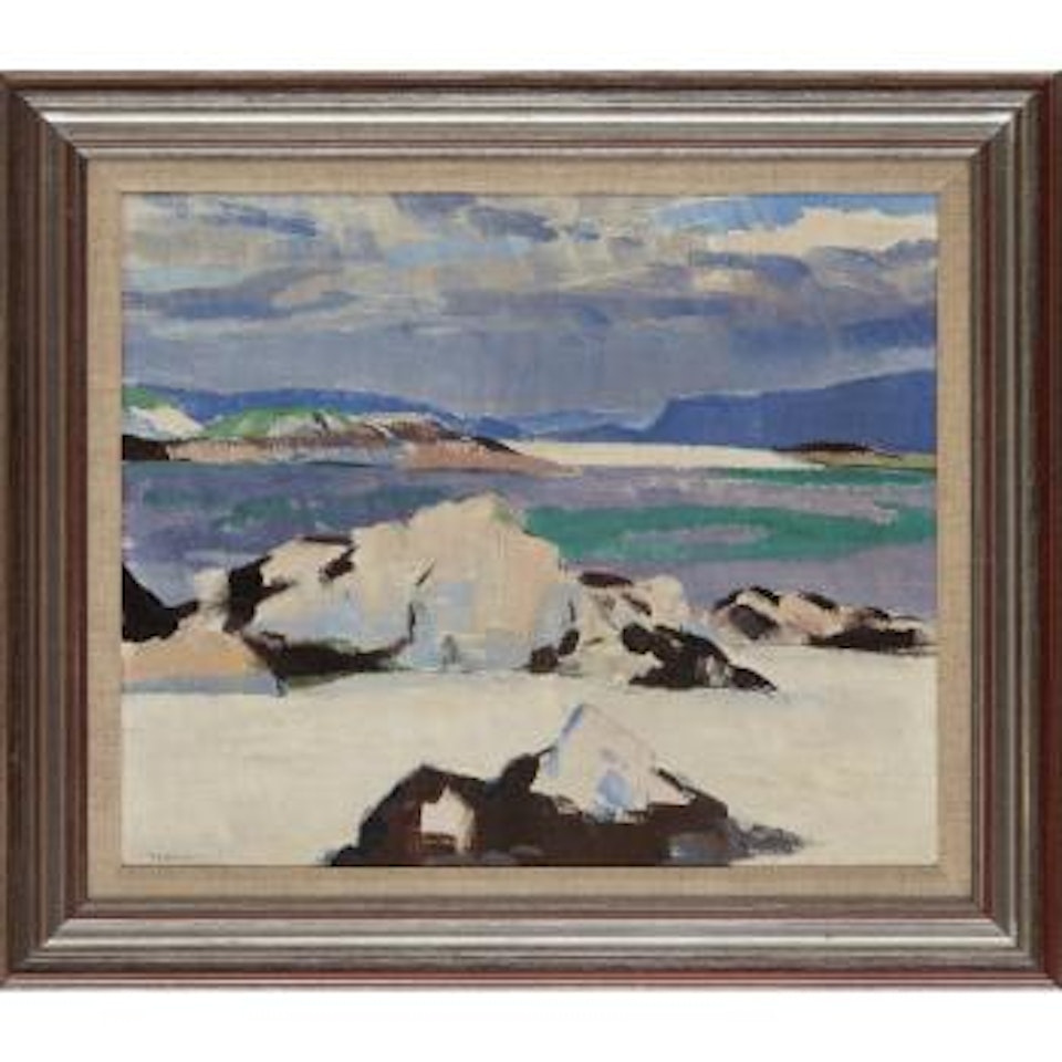 Eilean Annraidh from the north end, Iona , by Francis Campbell Boileau Cadell